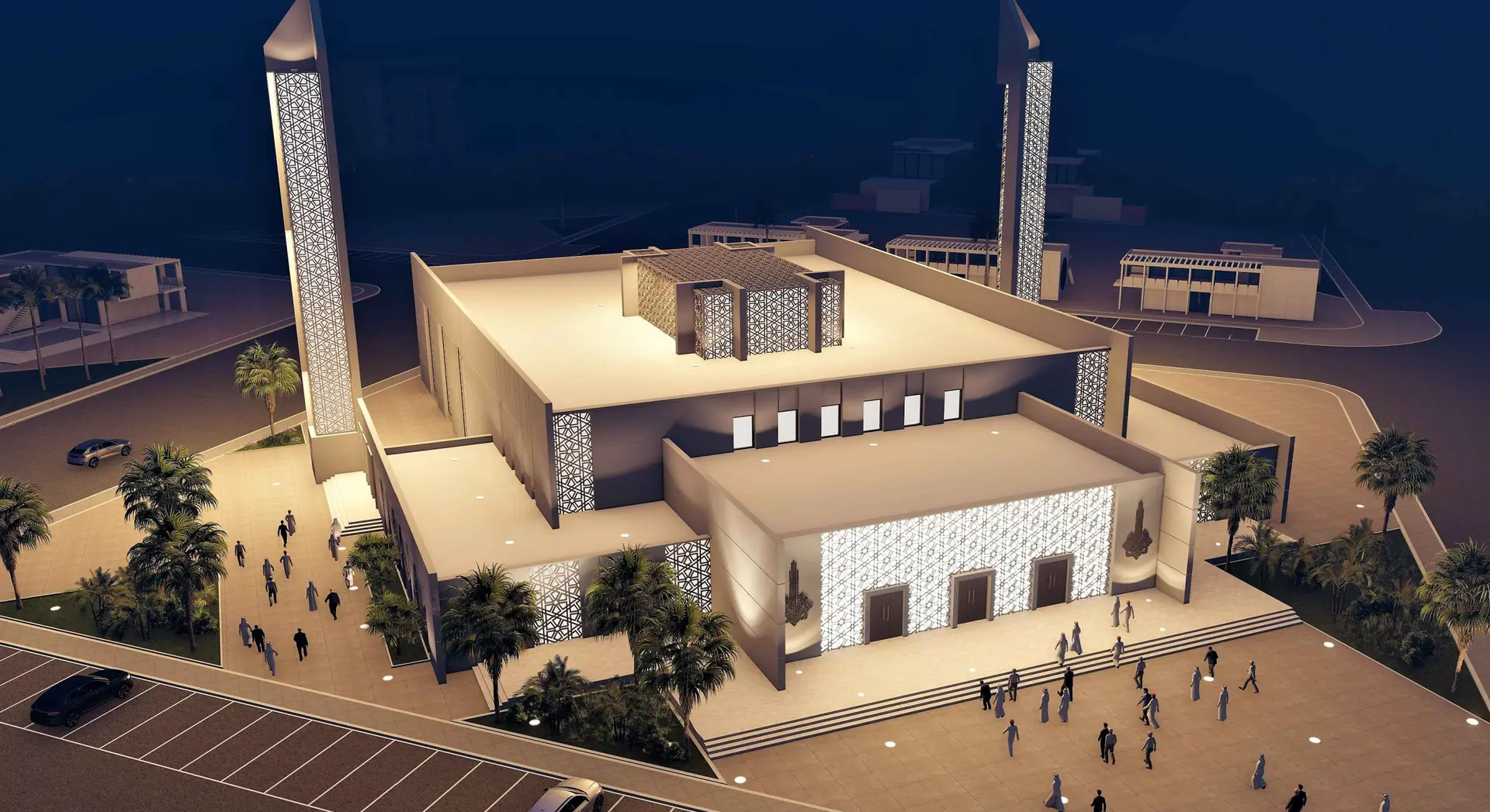 Masjid, Imam Residence & Activities Hall