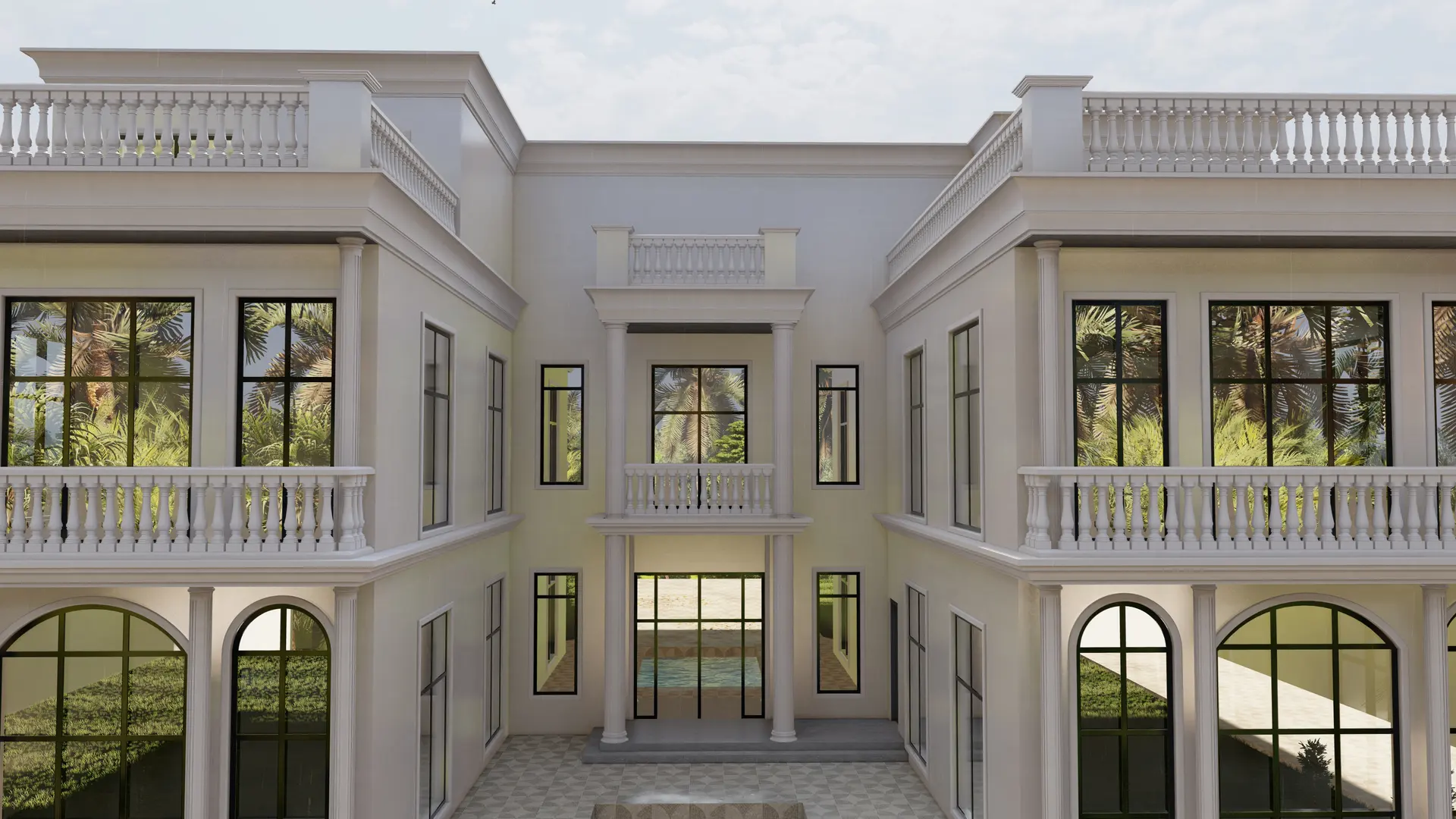 Bespoke Villa Façade — frame 3