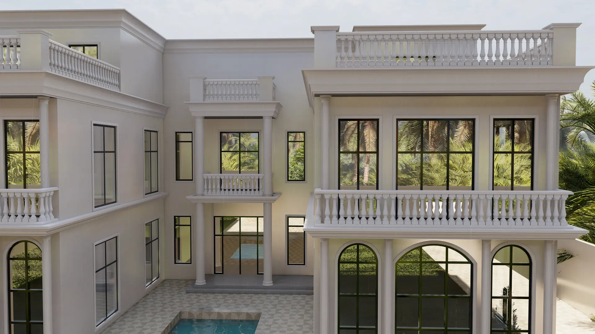 Bespoke Villa Façade — frame 4